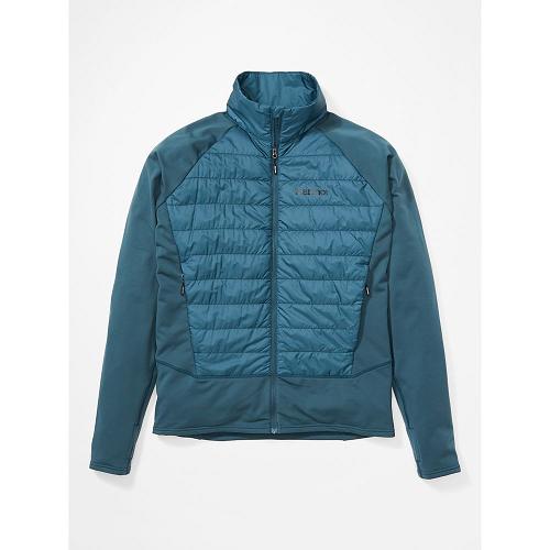 Marmot Variant Hybrid Jackets - Mens Down Jacket Blue Grey CA5386729 Canada